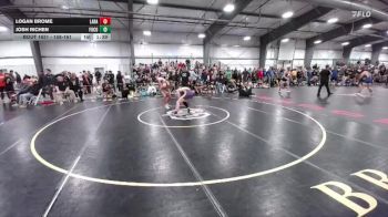 158-161 lbs Round 4 - Logan Brome, Laramie vs Josh Richen, Fort Collins