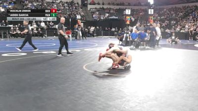 120 lbs Semifinal - Rocklin Zinkin, Buchanan (CS) vs Aiden Garcia, Palma (CC)