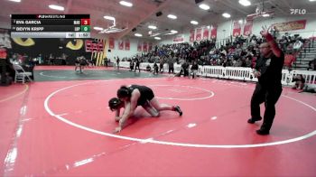 155 lbs Champ. Round 3 - Devyn Kripp, Long Beach Poly vs Eva Garcia, Marina