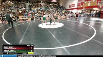 165 lbs Semifinal - Ricky Baily, Lander Middle School vs Brynk Davis, Lincoln Middle School