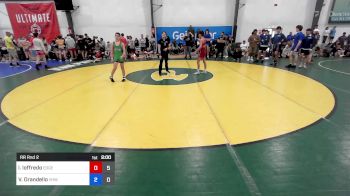 45 kg Rr Rnd 2 - Lucas Loffredo, Edge Red vs Vincent Orandello, Vougar's Honors Wrestling