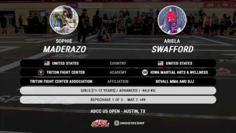 Sophie Maderazo vs Ariela Swafford 2024 ADCC Austin Open