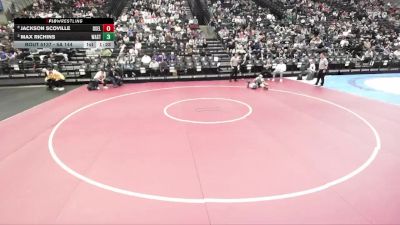 5A 144 lbs Quarterfinal - Max Richins, Wasatch vs Jackson Scoville, Box Elder