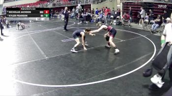 85 lbs Champ. Round 2 - Nicholas Jackson, Waverly Wrestling Club vs Kyler Pearson, IronHawk Wrestling Academy