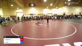 28 lbs Quarterfinal - Elijah Pagonis, BullTrained Wrestling vs Logan Tuck, New Jersey