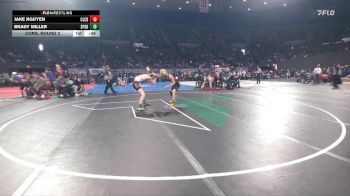6A Boys 132 lbs Cons. Round 2 - Brady Miller, Sprague Boys vs Jake Nguyen, Clackamas Boys