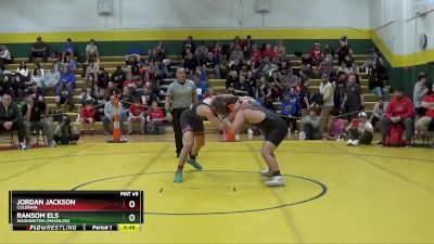 165 lbs Cons. Round 4 - Jordan Jackson, Colerain vs Ransom Els, Washington (massilon)
