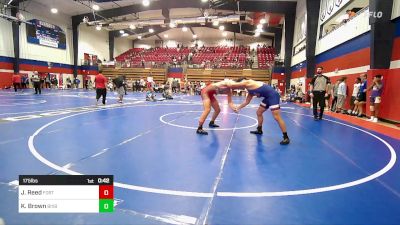 175 lbs Consolation - James Reed, Fort Gibson vs Kadin Brown, Bixby HS Boys