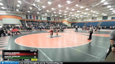133 lbs Cons. Round 1 - Joshua Robison, North Central (IL) vs Dakota Quinlan, Alma College