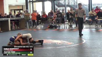 B-18 lbs Semifinal - Paxton Thein, North Liberty Wrestling Club vs Gable Osterhout, Hammerin Hawks