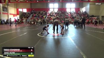 50 lbs Cons. Round 4 - Owen Hilyer, Fort Payne Youth Wrestling vs Enoch Standridge, Lionheart Youth Wrestling Club