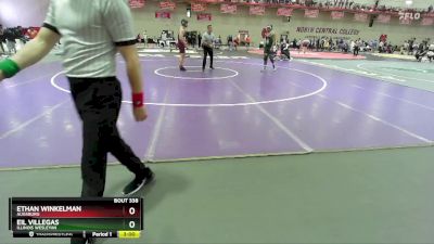 197 lbs Quarterfinal - Eil Villegas, Illinois Wesleyan vs Ethan Winkelman, Augsburg