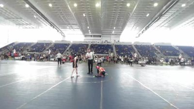 86 lbs Consi Of 8 #2 - Liam Blazek, Grindhouse WC West vs Mia Roman, Riverside Rascals