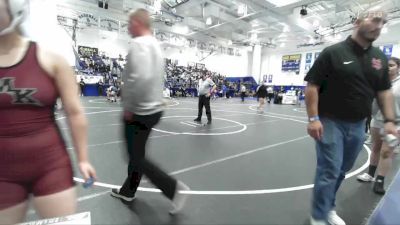135 lbs Champ. Round 2 - Cloe Phung, Mark Keppel vs Sydney De Sena, Capistrano Valley