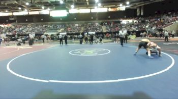 132 lbs Champ. Round 1 - Jake Castagneto, Bishop Kelly vs Easton Crowley, Mt. View Oregon