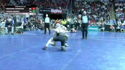 2A-113 lbs Champ. Round 2 - Benjamin Anderson, Independence vs Rowan Berndt, Burlington Notre Dame