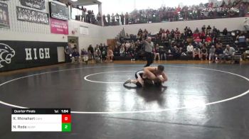 172 lbs Quarterfinal - Robby Rhinehart, Camp Hill vs Nate Rode, Newport