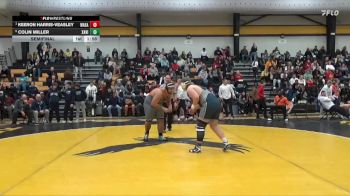 285 lbs Semifinal - Keeron Harris-Veasley, Waterloo East vs Colin Miller, Xavier, Cedar Rapids