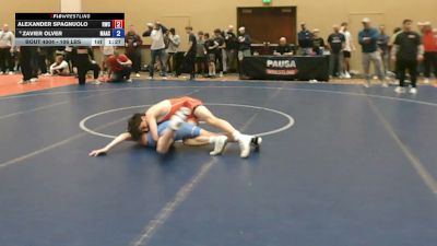 106 lbs Champ. Rd Of 64 - Alexander Spagnuolo, Ruthless Wrestling Club vs Zavier Olver, Mat Assassins