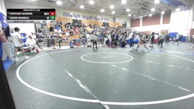 150 lbs Cons. Round 7 - Stryker Shores, Mountain View (Mesa) High School vs David Daniels, Granite Hills