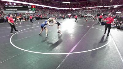 144 lbs Semis - Roger Flege, Aquinas vs Carter Birdyshaw, Weyauwega-Fremont