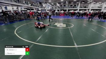 100 lbs Round Of 32 - Noah Caisse, Wolfgang Wrestling Academy vs Logan Souza, Haverhill
