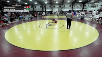 113 lbs Round 1 (8 Team) - Gunner Larson, Juab B vs PORTER DENTON, Manti