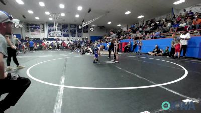 52 lbs Consolation - Jasper McKisson, Perry Wrestling Academy vs Logan Snyder, Hennessey Takedown Club