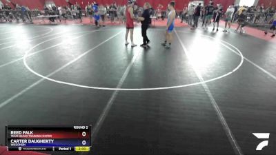 187 lbs Round 2 - Reed Falk, Team Nazar Training Center vs Carter Daugherty, Wisconsin