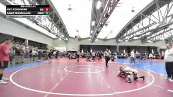 77 lbs Rr Rnd 2 - Nico Echevarria, Revival White MS vs Caleb Tsikerdanos, Warhawks Wrestling Black