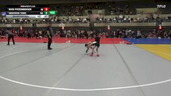 55 lbs Quarterfinal - Grayson Yang, Weigh-In Club vs Bodi Pitzenberger, Nononsense Wrestling