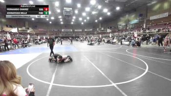 74 lbs Quarterfinal - Fernando Chavez, Duran Elite vs Johnathan Millz, Pomona Elite