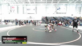 138 lbs Quarterfinal - Esah AbdulKareem, 5 Points Wrestling Club vs Ethan Adams, Journeymen Wrestling Club