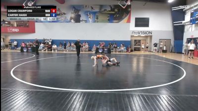 80 lbs Logan Crawford, Washington vs Carter Haigh, Ohio Grey