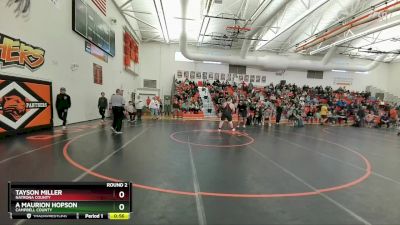 285B Round 2 - A Maurion Hopson, Campbell County vs Tayson Miller, Natrona County