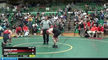 190 lbs Champ. Round 2 - Ryan Plunkett, ELYRIA vs Dagan Meyers, PORT CLINTON