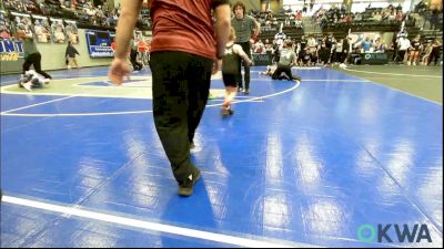 43 lbs Rr Rnd 1 - Elwood Manley, Perry Wrestling Club vs Zayden Lewis, Team Nomad