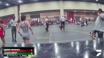 96 lbs Quarterfinals (8 Team) - Dominic Braddock, ARES vs Azariah Gervin, Missouri Outlaws
