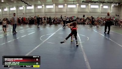 68 lbs Round 4 (8 Team) - Oliver Umlauf, Tri State Hammers vs Beckham Borchin, All American