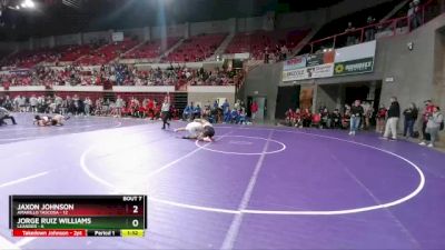 285 lbs Round 1 (16 Team) - Jaxon Johnson, Amarillo Tascosa vs Jorge Ruiz Williams, Leander