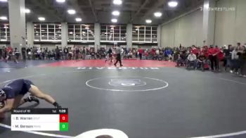 144 lbs Round Of 16 - Bridger Warren, Spanish Fork vs Max Benson, Pleasant Grove