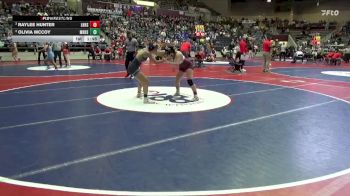 5A 125 lbs Semifinal - Raylee Hunter, Lake Hamilton vs Olivia McCoy, Mountain Home