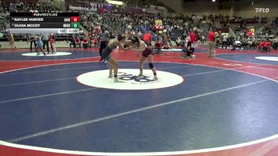 5A 125 lbs Semifinal - Raylee Hunter, Lake Hamilton vs Olivia McCoy, Mountain Home