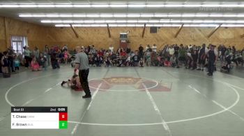 Semifinal - Tanner Chase, Canastota vs Finley Brown, Guilford