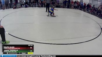 6 lbs Quarterfinal - Ralph Allen, Junior Titans Wrestling Club vs Jaxon Thomalla, Wahoo Wrestling Club