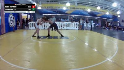 215 lbs Round 1 (8 Team) - Gavin Wells, Braves WC vs Toby Horner, Palm Harbor WC