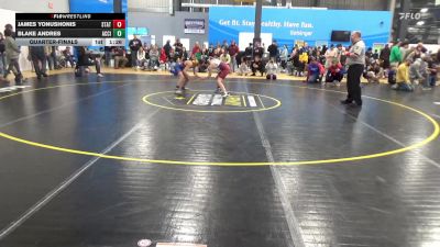 95 lbs Quarterfinal - James Yonushonis, State College vs Blake Andres, Accident