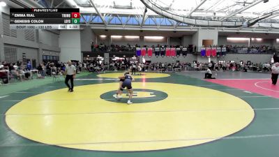 132 lbs Round Of 16 - Emma Rial, Trumbull vs Genesis Colon, Ledyard