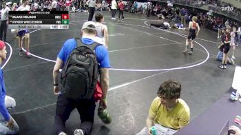 70 lbs Cons. Round 1 - Ryker Wieczorek, Pioneer Wrestling Club vs Blake Nelson, Hawks Wrestling Club (Lincoln)