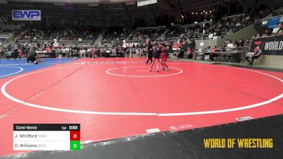 46 lbs Consolation - Journey Whitford, TEAM PRIDE ACADEMY vs Davi Williams, GRFSA